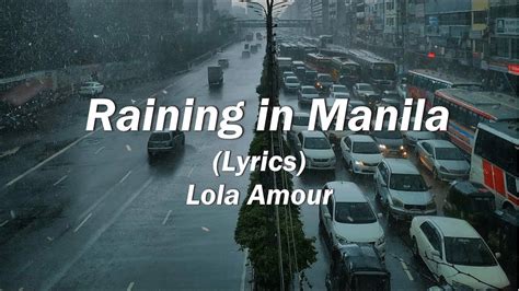 it's raining in manila lyrics|Lola Amour – Raining In Manila lyrics .